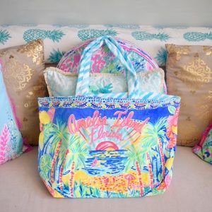 Lilly Pulitzer Amelia Island Beach Tote NWT